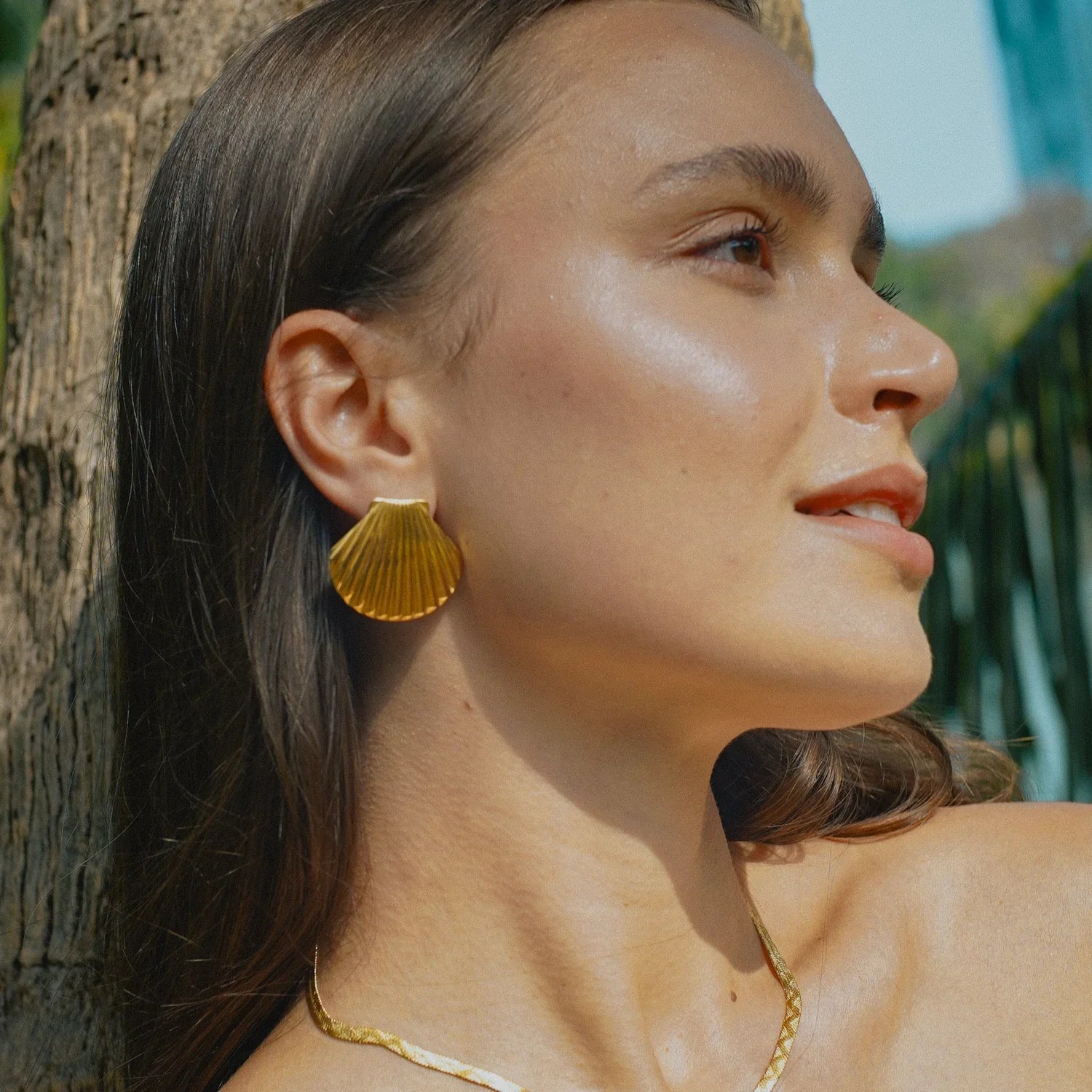 Brooke | Boucles d'oreilles coquillage pour femme