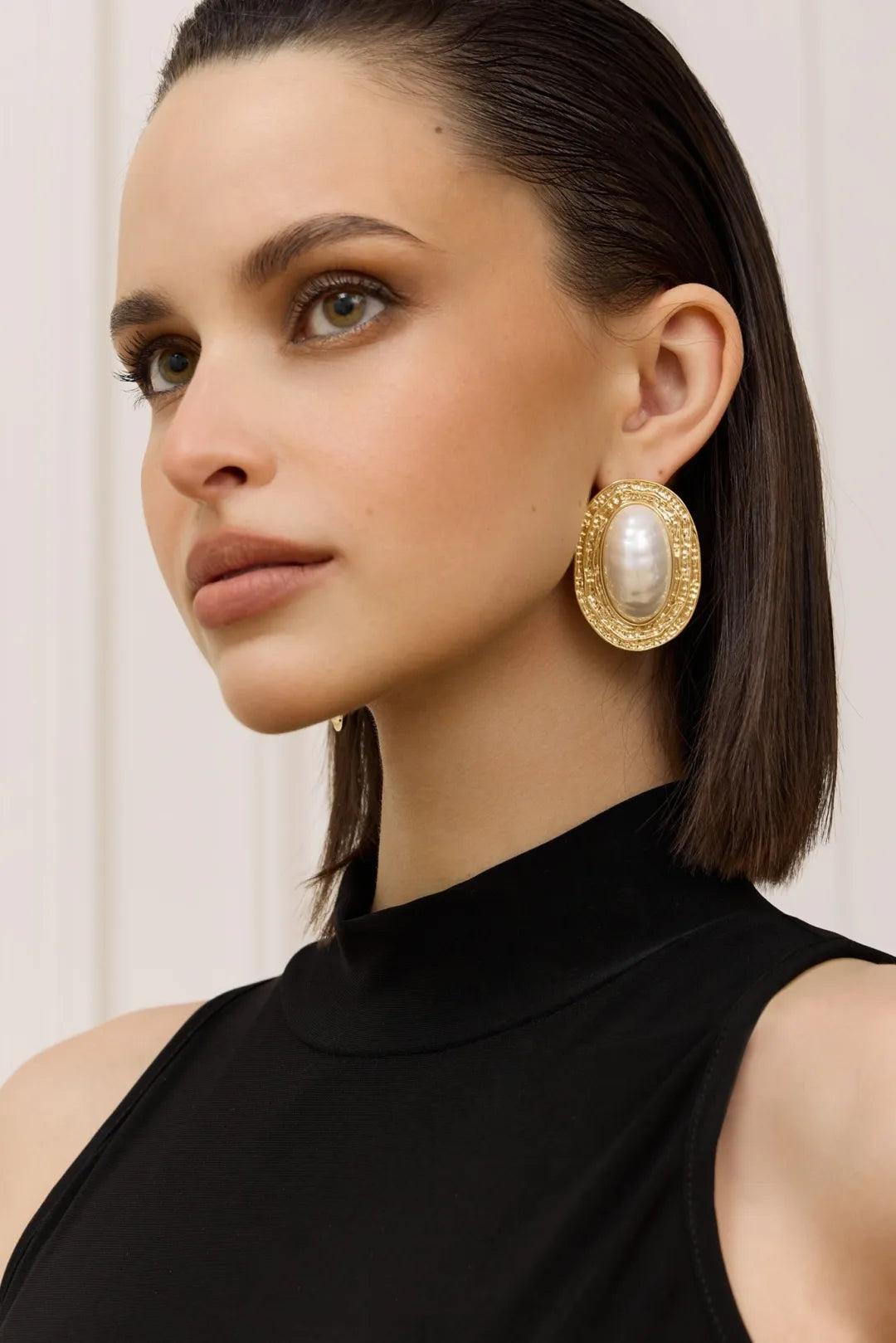 Isabelle | Boucles d'oreilles pendantes vintage à perles pour femmes