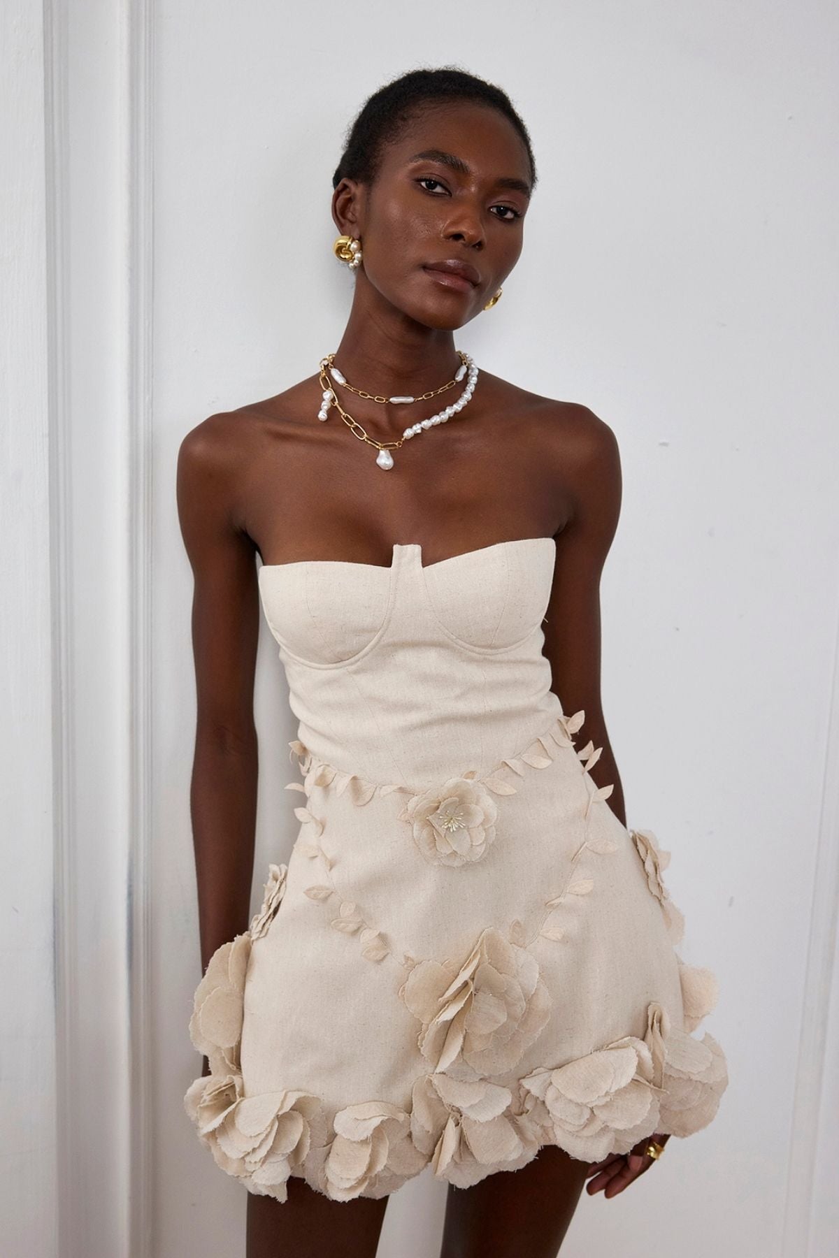 Monroe | Robe de soirée bustier courte pour femme