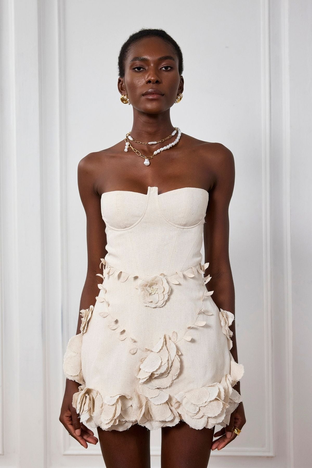 Monroe | Robe de soirée bustier courte pour femme