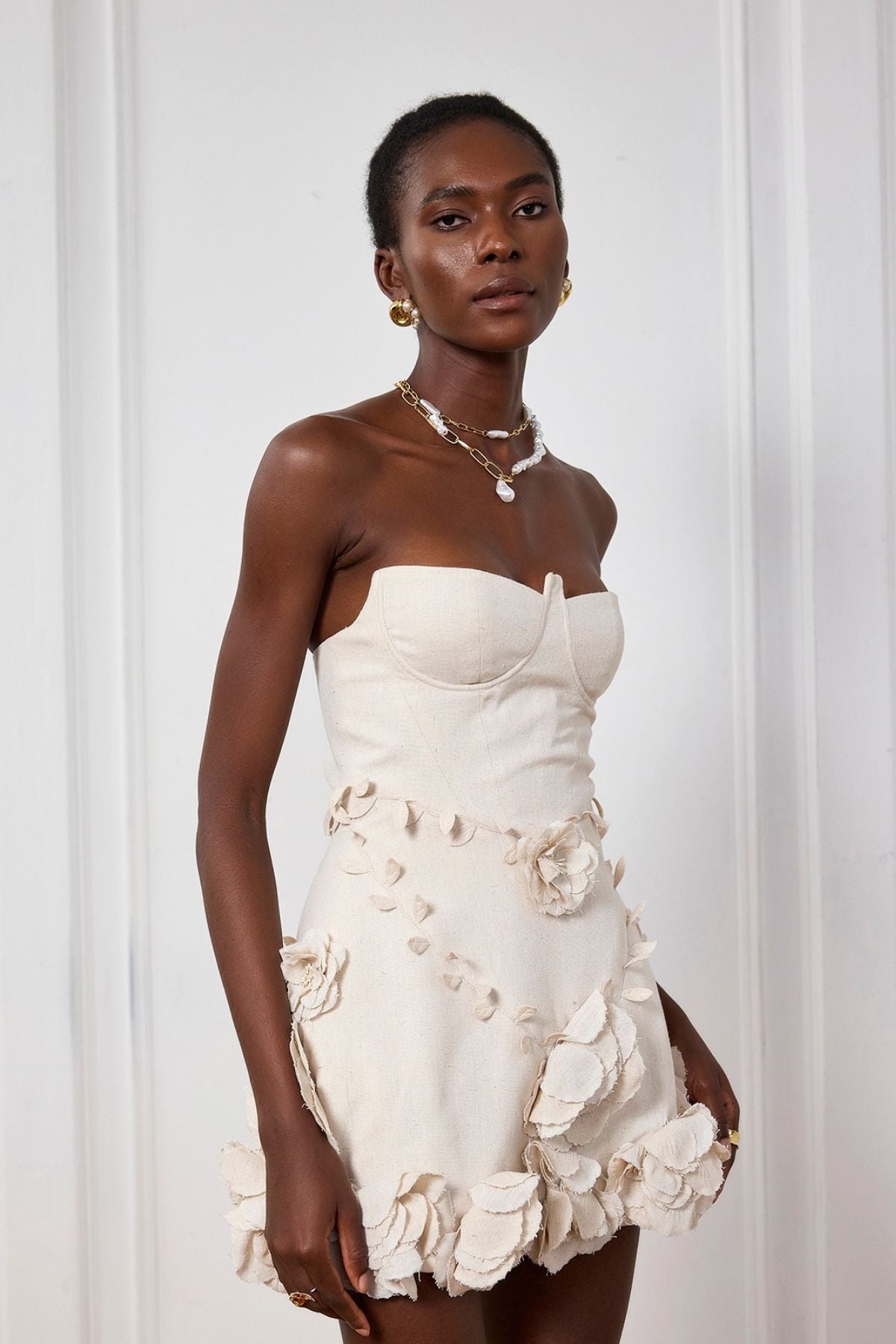 Monroe | Robe de soirée bustier courte pour femme