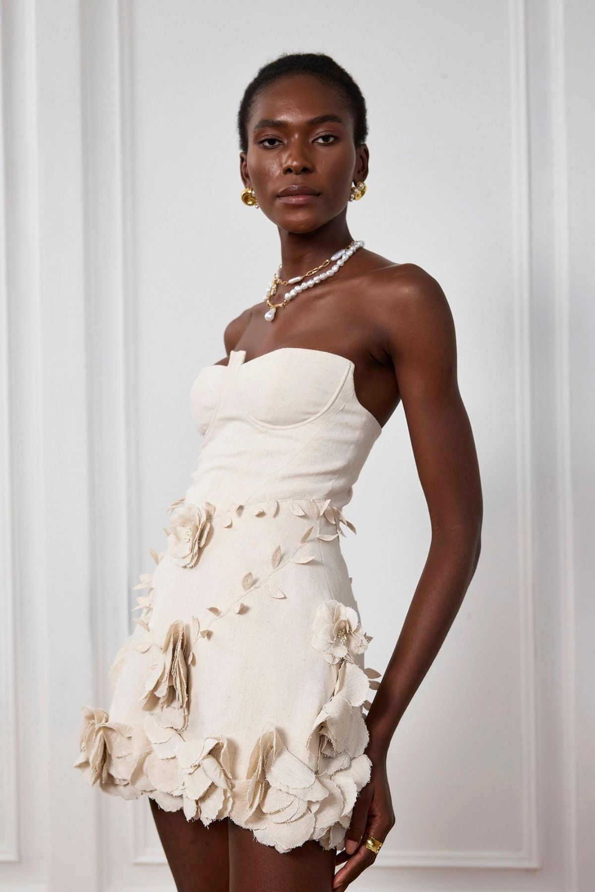 Monroe | Robe de soirée bustier courte pour femme