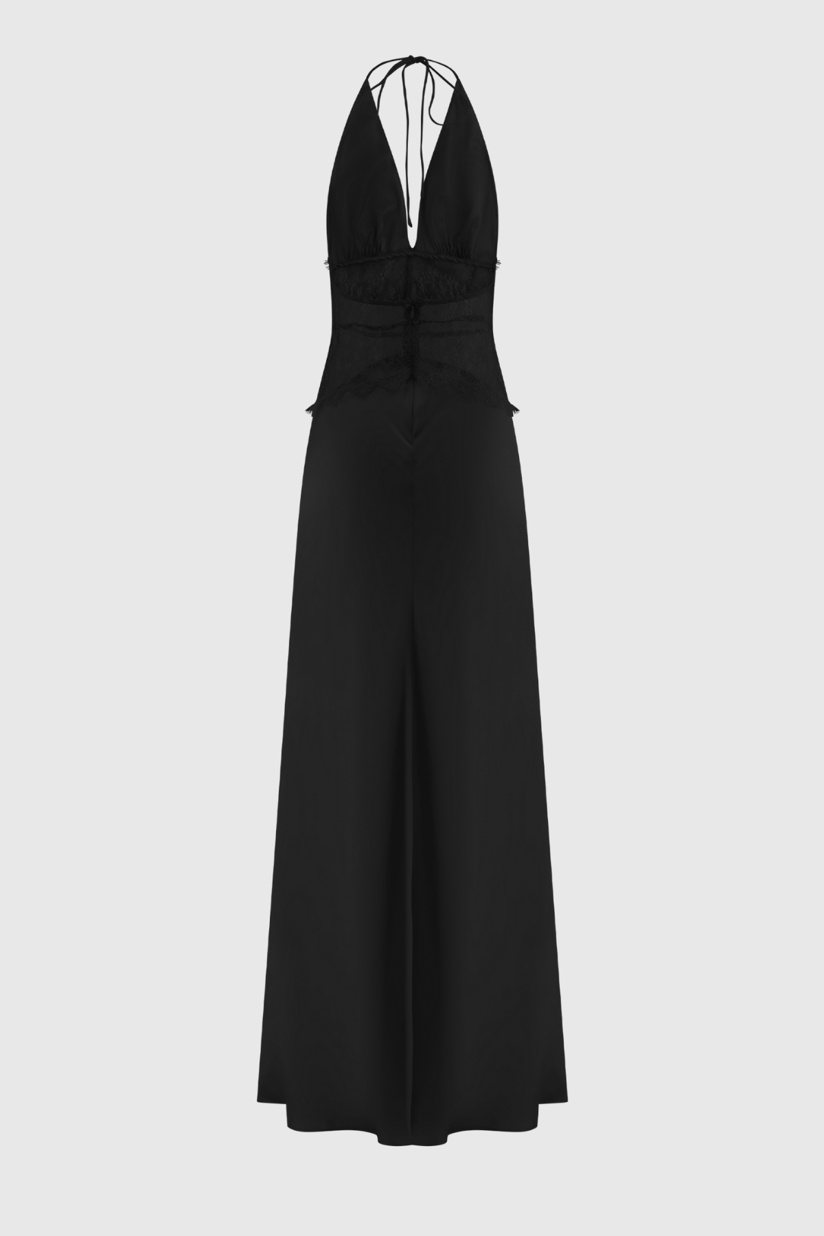 Séléné | Robe longue dos nu en dentelle décolletée pour femme