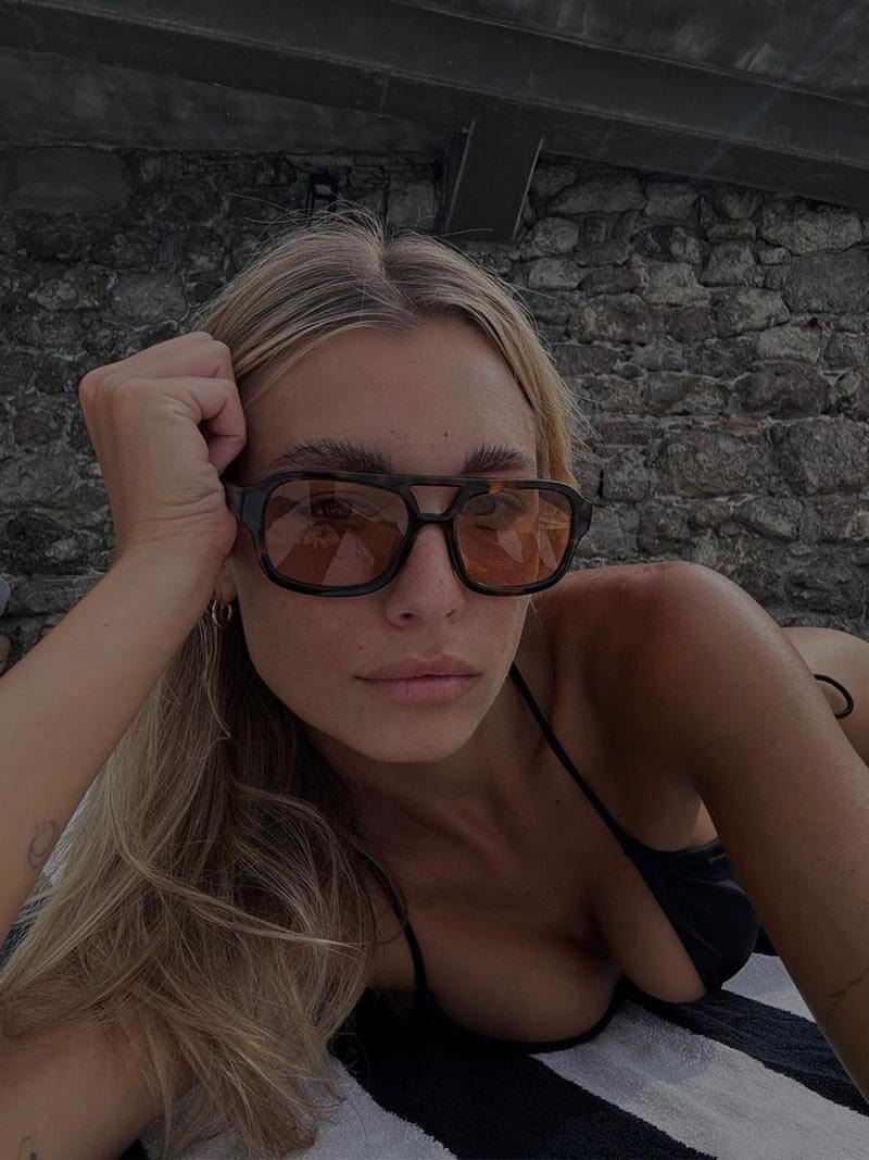 Zaniyah | Lunettes de soleil teintées cannelle pour femme