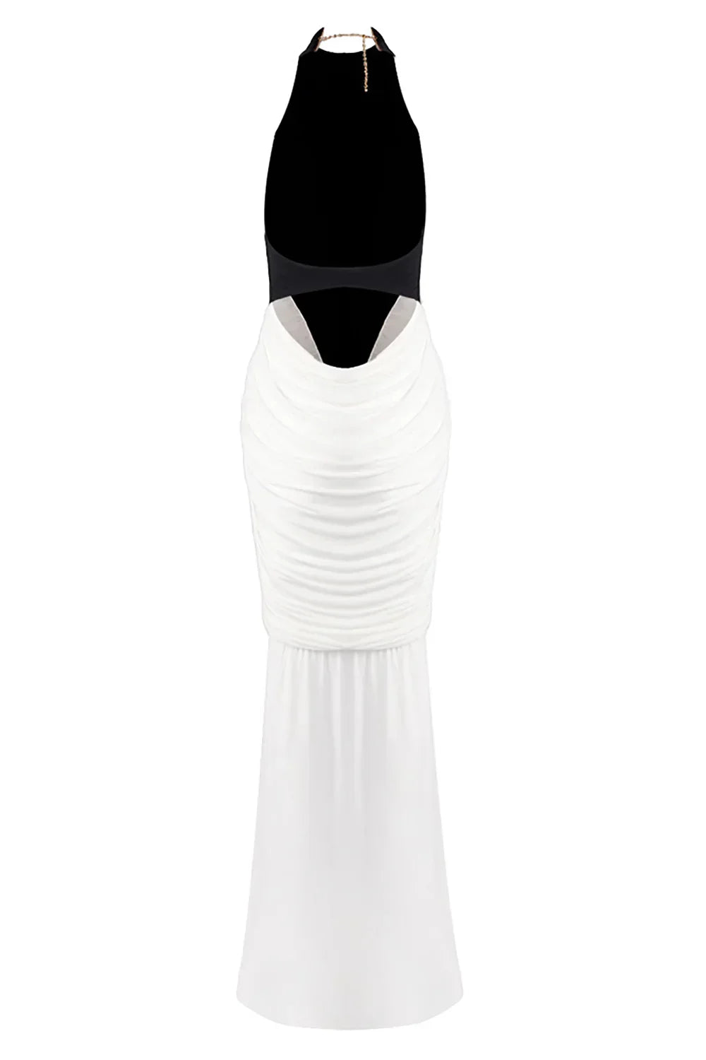 Sloane | Women's Sleeveless Backless Ruched Bodycon Maxi Dress
