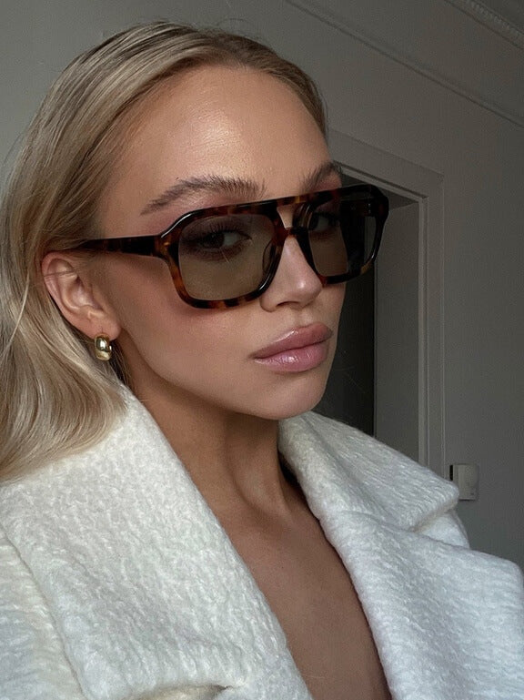 Zaniyah | Lunettes de soleil teintées cannelle pour femme